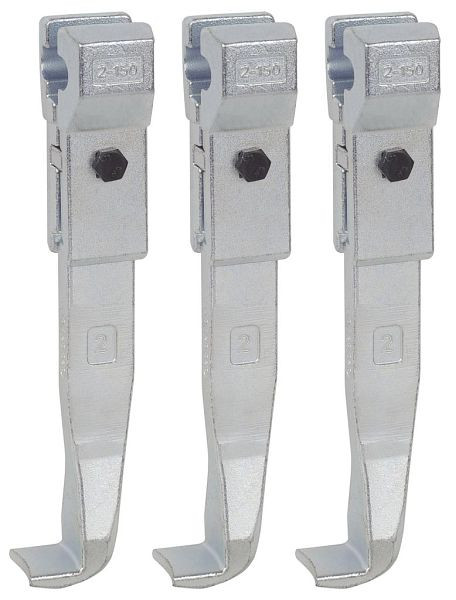 KUKKO 3 Abzughaken (Satz), Hakenlänge: 150 mm, Länge in mm: 200, 2-150-S