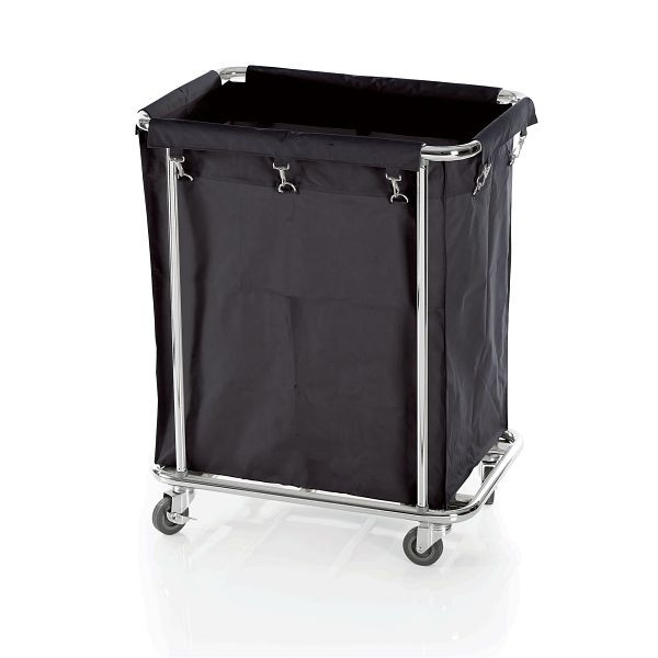 WAS Wäschewagen, 65 x 45 x 84 cm, Modell 2, verchromt, 4421006