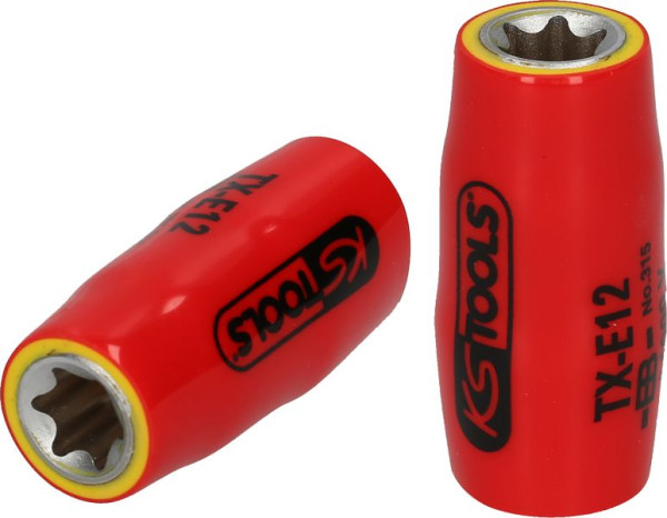 KS Tools 3/8" Torx-E-Stecknuss mit Schutzisolierung, E5, 117.2377