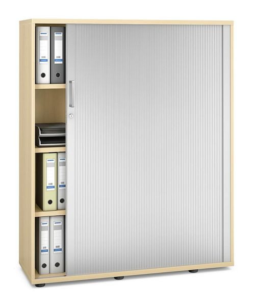 Deskin Rollladenschrank MULTI MODUL-PRO, Ahorndekor, B 1200 x H 1500 x T 420 mm, 352353