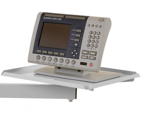 Manuflex ESD-Ablageboard drehbar für UNIVERSAL und CANTOLAB Arbeitstische, BxT 570 x 370 mm, Alusilber, LZ8236.9006
