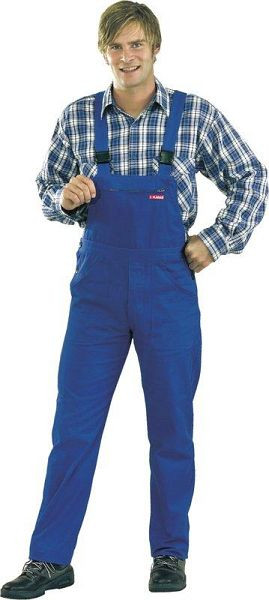 Planam BW 270 Latzhose, kornblumenblau, Größe 42, 1530042