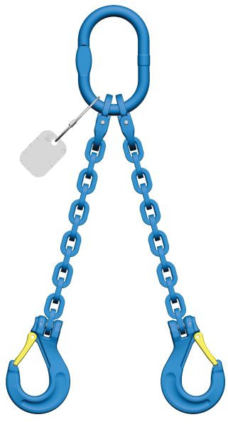 Pewag Anschlagkette mit Kuppellasthaken WINPRO 10 II AWP-KHSWP 4000 CONNEX, 4013388
