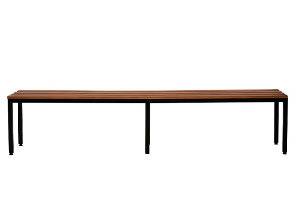 Gürkan Sitzbank, 40 x 160 x 40 cm, Schwarz, Buche, ohne Schuhrost, SRB.160, 107257