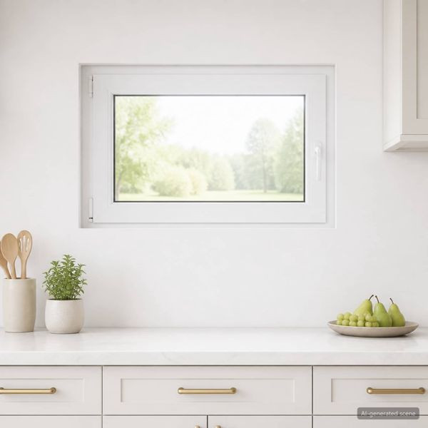 vidaXL Kellerfenster RISOR 95 x 50 cm PVC und Glas, 42047901