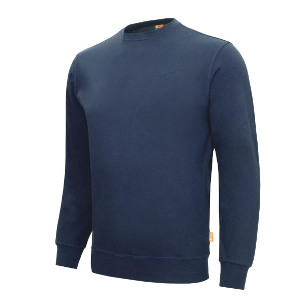 NITRAS MOTION TEX LIGHT, Pullover, 70% Baumwolle / 30% Polyester, 300 g/qm, Größe: XS, Farbe: marineblau, VE: 15 Stück, 7015-2100-XS