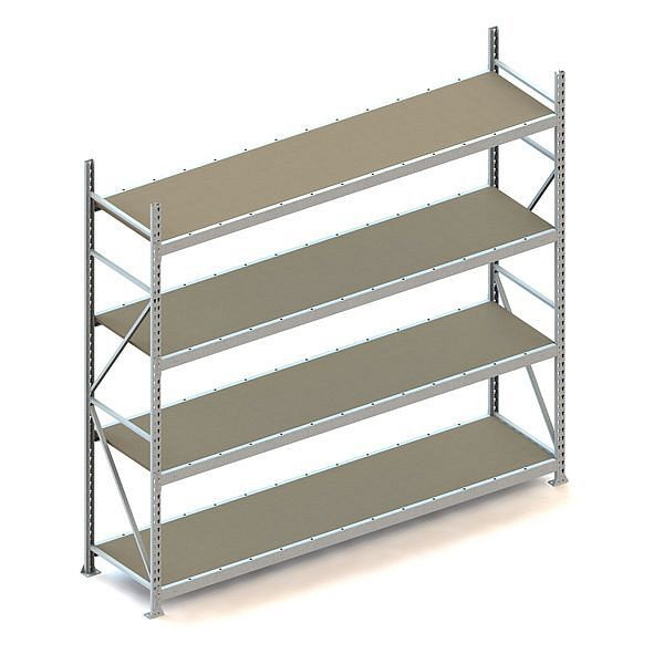 Meta MINI-RACK GR 2500x2600x650 mm, verzinkt, mit Spanplatten, Bodenanzahl: 4, 20051308