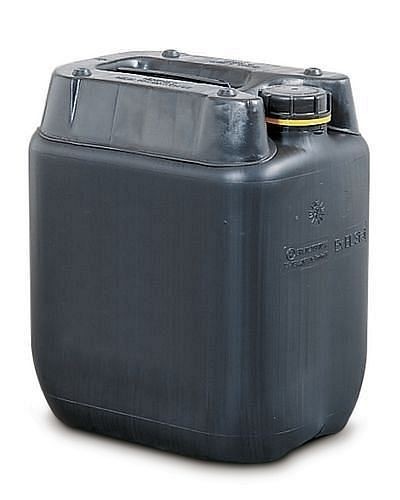 asecos Kunststoffkanister aus Polyethylen (PE), ableitfähig, 10 Liter Volumen, schwarz, 13611