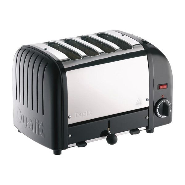 Dualit Toaster 40344 schwarz 4 Schlitze, E266