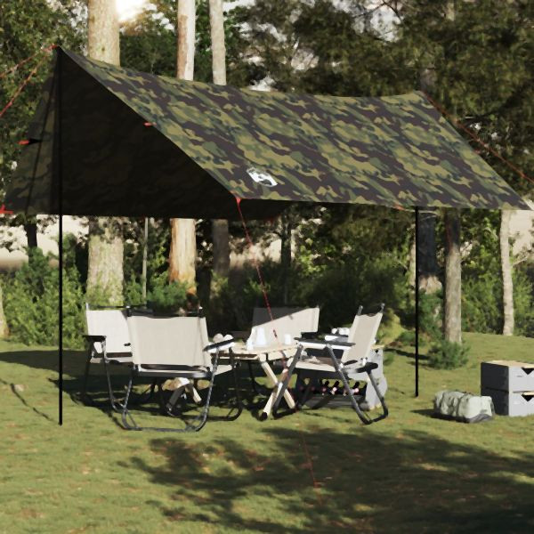 vidaXL Tarp Tarnmuster 462x306x211 cm Wasserdicht, 4009611