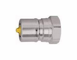 Riegler Stecknippel mit Druckeliminator, Messing verchromt, Innengewinde, 107740