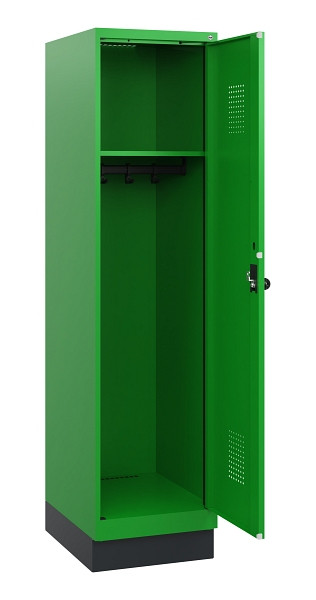 C+P Spind Evolo PLUS, Sockel, 1 Abteil, 1630x400x500mm, 6037/6037, Drehriegel, 0490205-12 S10036