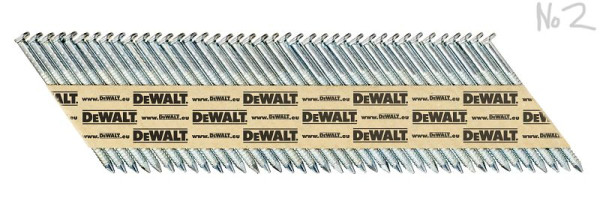 DeWalt Streifennagel DNPT 2.8 x 75mm 34Grad, VE: 2200 Stück, Ringschaft Galvanisiert G12, DNPT28R75G12Z