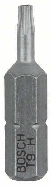 Bosch Security-Torx-Schrauberbit Extra-Hart T9H, 25 mm, 2er-Pack, VE: 5 Stück, 2608522008
