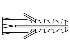 ART 88500 FISCHER-Dübel Nylon S 12 VE=S (25 Stück)