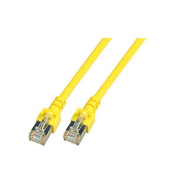 Dönges Patchkabel Cat. 5e 2xRJ45 F/UTP, 0,5 m, gelb, 106485