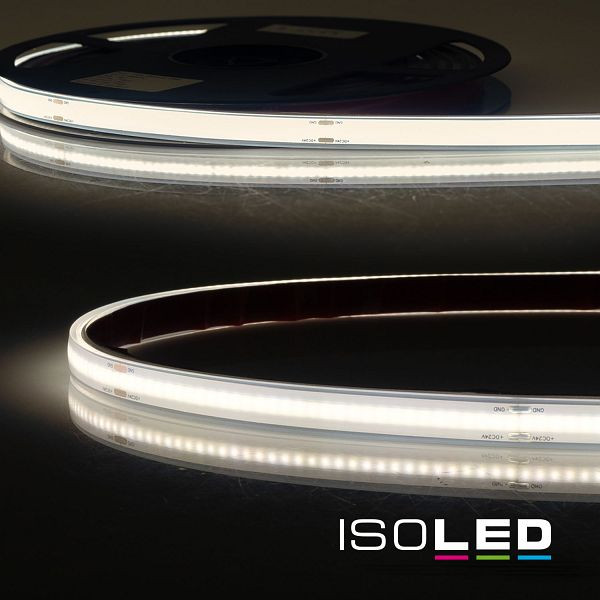 ISOLED LED AQUA COB940 Linear Flexband, 24V DC, 8W, IP68, 4000K, 5m Rolle, 480 LED/m, 115780