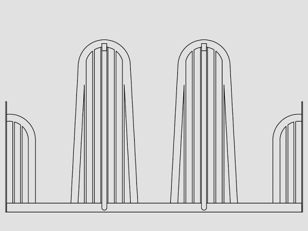 Growi Pferdefressgitter-Segment 3 m für, Quaderraufe "CF-Line Plus" 2 x 3 m, 10053872