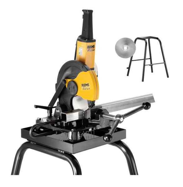 REMS Turbo K + Untergestell + REMS Universell Metallkreissägeblatt, 849X02 R220