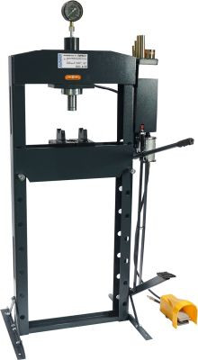 Kunzer Werkstattpresse 20 t Hydropneumatischkomplett mit Adaptersatz, 7WPR20.1