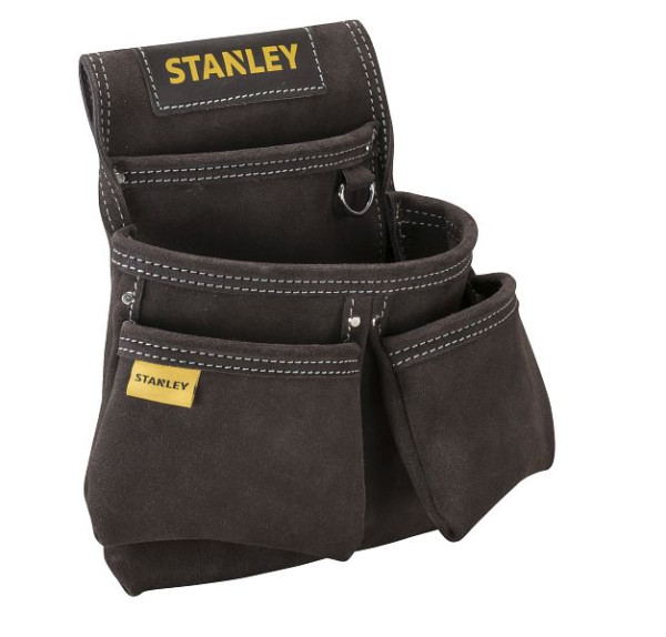 Stanley Werkzeug- und Nageltasche doppelt Leder, STST1-80116