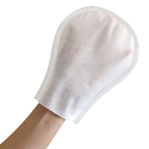 Hygostar Waschhandschuhe, Spunlace weiß, 23 x 16 cm, VE: 1000 Stück, 5343
