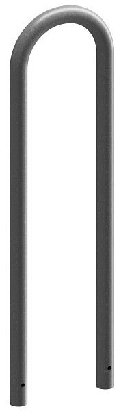 Schake Universalbügel Stahlrohr Ø 48 / Ø 60, zum Einbetonieren, Stahlrohr Ø 60 mm x 2,5 mm Gesamtbreite: ca. 400 mm, 465_70