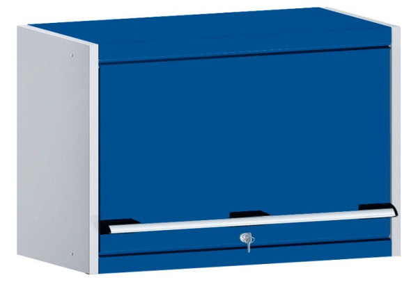 bott cubio Hängeschrank mit Liftklappe Rückwand mit perfo Lochung BxTxH: 1050 x 325 x 600 mm, RAL 7035, 40031085.16V