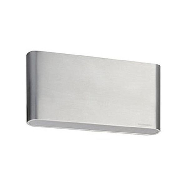 Brumberg LED-Wandanbauleuchte 11W 3000K 530lm Alu Konverter 2LEDs Kunststoff opal IP54 170x90x25mm 10046253, 113342
