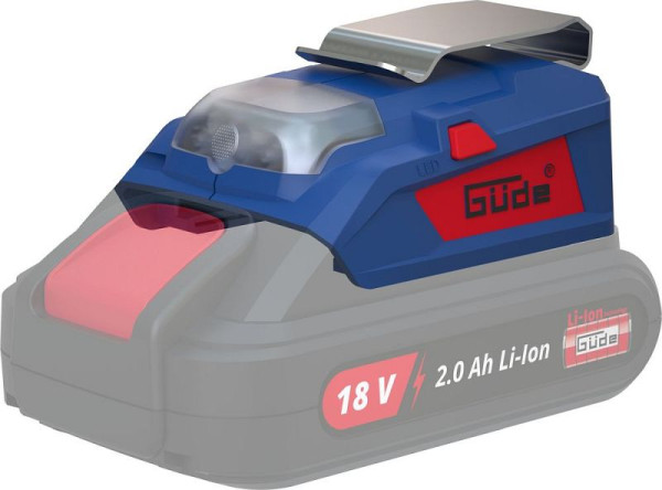 Güde Akku USB-Adapter und Licht UAL 18-0, 58425, 4015671484413