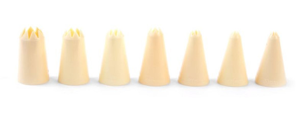 Hendi Spritzdüsen - gezahnt, Set bestehend aus 7 Größen, 551110