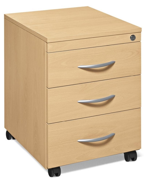 Deskin Rollcontainer MULTI M, Buchedekor, B 410 x H 585 x T 460 mm, 257967