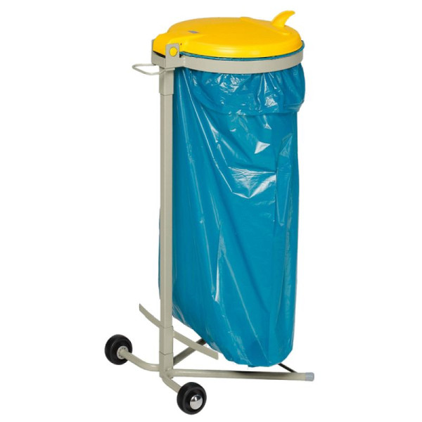 Stein HGS Müllsackständer -Cubo Bartoli-, blau, fahrbar mit 2 Rollen, 16707