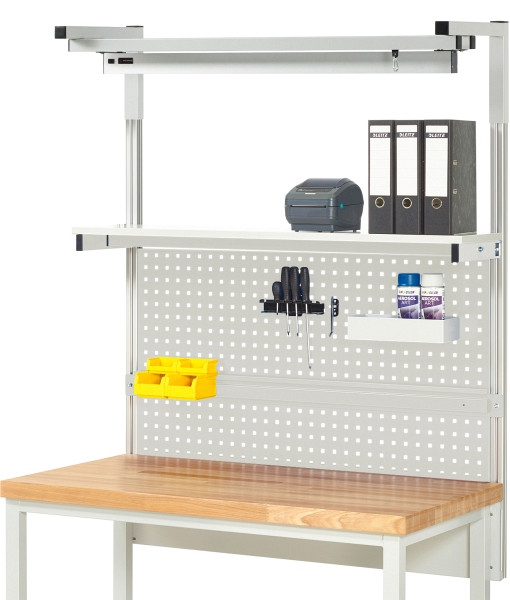 RAU System-Aufbau - Komplettset 04, für Produktbreite 1250 mm, RAL7035/RAL7035, EE-BW-KS-04-1250.12