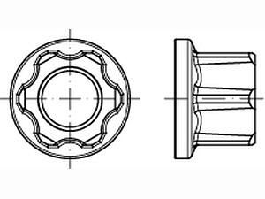 ART 13024 Leichtbaumutter 10 M 16 x 1,5 flZnnc-L flZn VE=S (300 Stück)