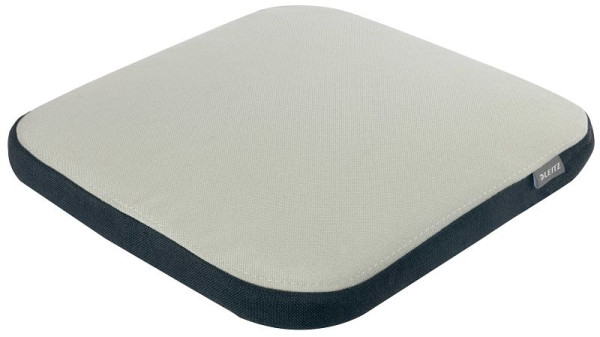 LEITZ Sitzkissen Active Balance, aufblasbar, mit Stoffbezug, hellgrau, 6540-00-85