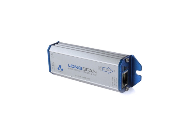 Veracity LONGSPAN BASE Unit Ethernet Extender, PoE, 100 Base-T, 820m, VLS-1P-B