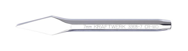 Kraftwerk Kreuzmeissel, achtkant, voll poliert 5 mm x 130 mm, 3368-5