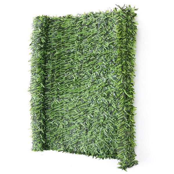 Mendler Balkonsichtschutz N77, Sichtschutz Windschutz Verkleidung für Balkon Terrasse Zaun, 300x100cm Tanne hell, 25290