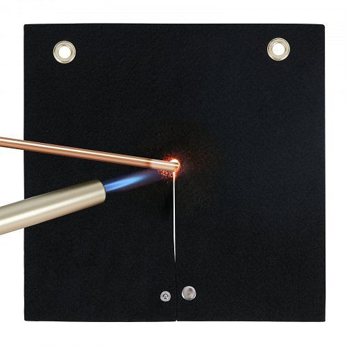 VEVOR Schweißdecke 305x305x3mm Schwarz 982℃ Hitzebeständig Kohlefaser Löschdecke Feuermatte Brandschutzmatte, GXLDHT12X12YOLHKVV0