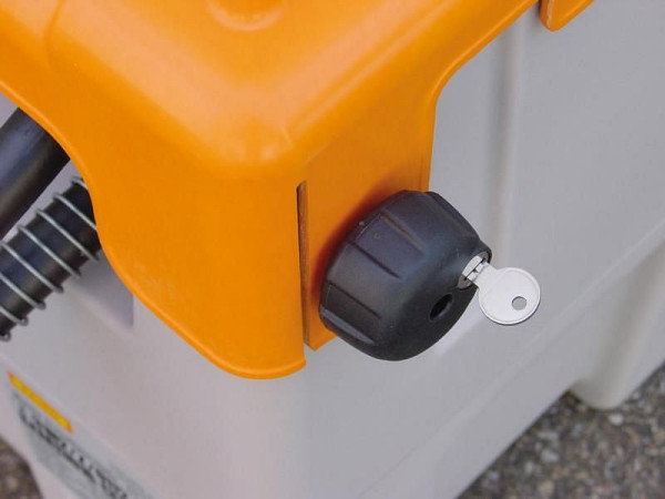 Cemo Klappdeckelverschluss für DT-Mobil Easy 125 l und 200 l, komplett mit zwei Schlüsseln, 10214