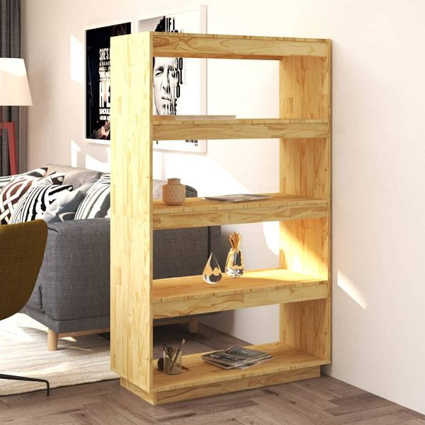 vidaXL Bücherregal/Raumteiler 80x35x135 cm Massivholz Kiefer, 810889