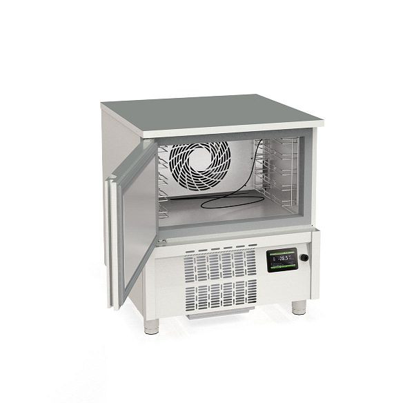 Vaiotec TOPLINE Schockfroster 800 Edelstahl, für 5x GN1/1 (40 mm) oder 4x EN 60x40, 11714