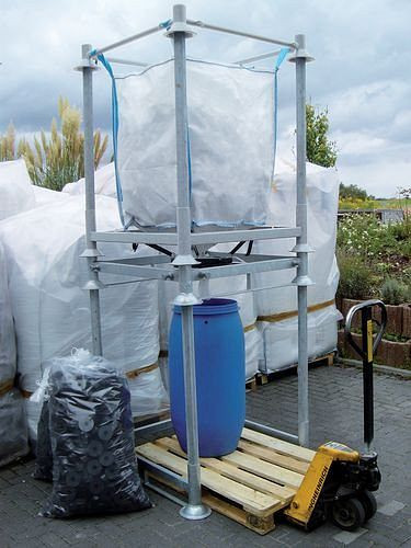 DENIOS Big Bag Stapelgestell, Obergestell, Traglast gesamt: 1000 kg, 181319