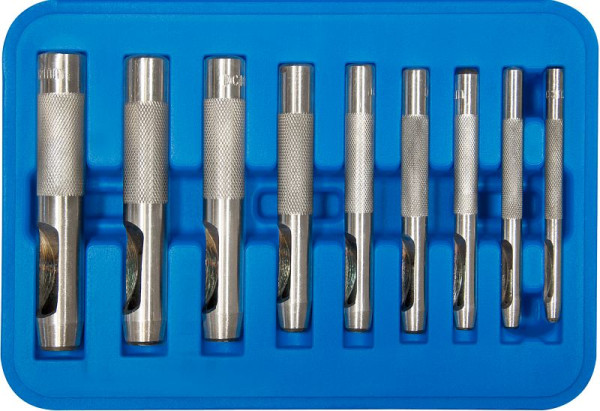 SW-Stahl Locheisensatz, 9-teilig, 95080L, 4033592041447