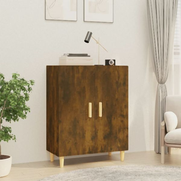 vidaXL Sideboard Räuchereiche 70x34x90 cm Holzwerkstoff, 817327