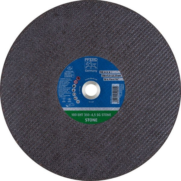 Pferd Trennscheibe 100 EHT 350-4,5 SG STONE/22,23, VE: 10 Stück, 61629522