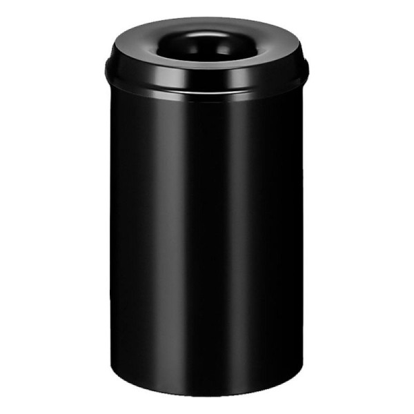STEIN HGS Feuerlöschender Papierkorb, schwarz, 20 Liter, 83729.0010