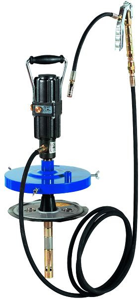 Prevost Komplettkit: Pumpe 12/20kg-Behälter, Schlauchlänge 410mm, Deckel Dichtung, Verteilerpistole, Kupplung, 4m Gummischlauch, Transportgriff, EPG KR20