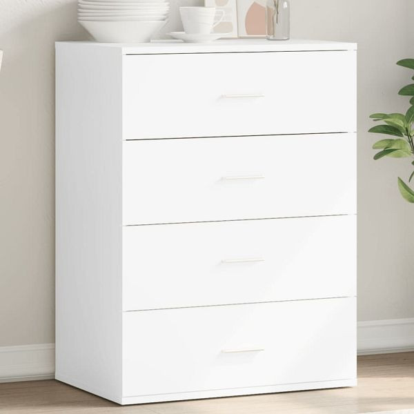 vidaXL Sideboard Weiß 60x39x80 cm Holzwerkstoff, 840527